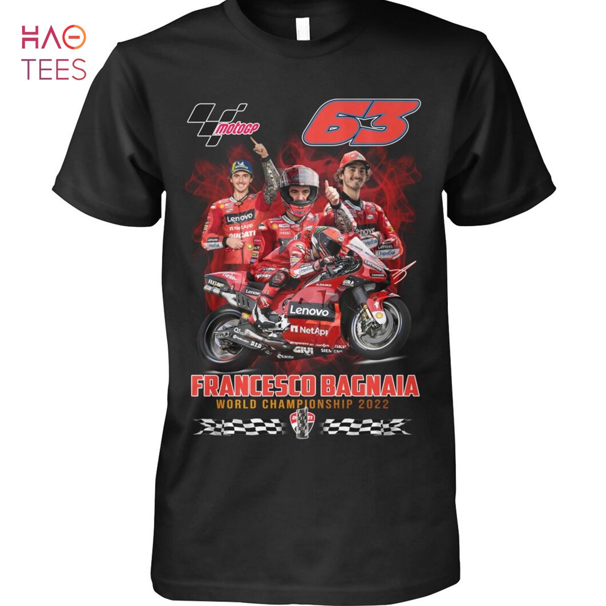 Francesco Bagnaia World Championship 2022 T Shirt Unisex T Shirt