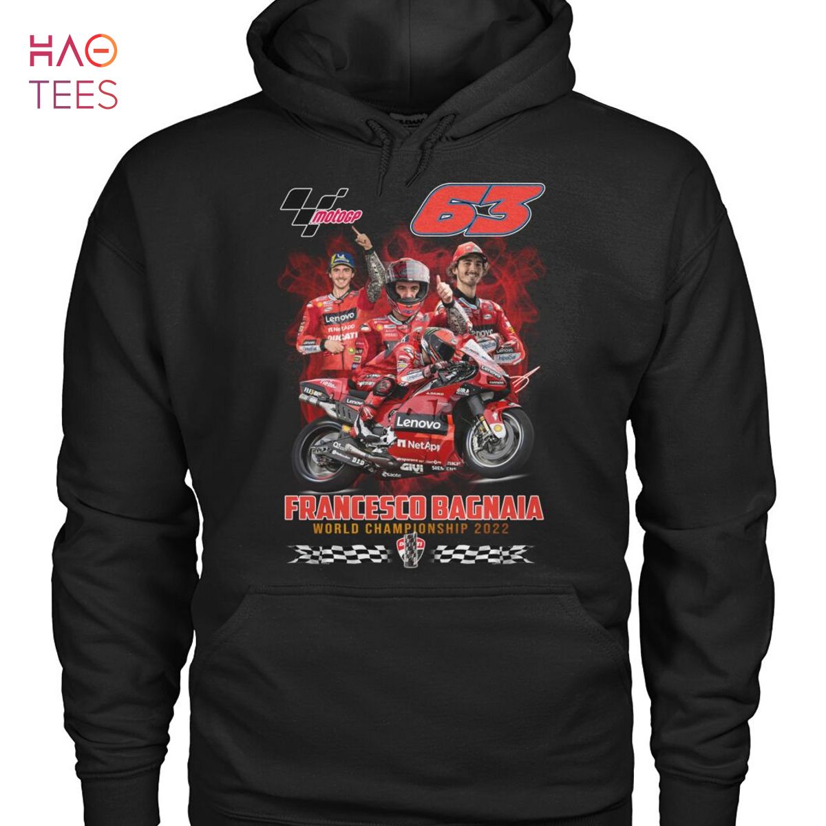 Francesco Bagnaia World Championship 2022 T Shirt Unisex T Shirt Francesco Bagnaia World Championship 2022 T Shirt Unisex T Shirt