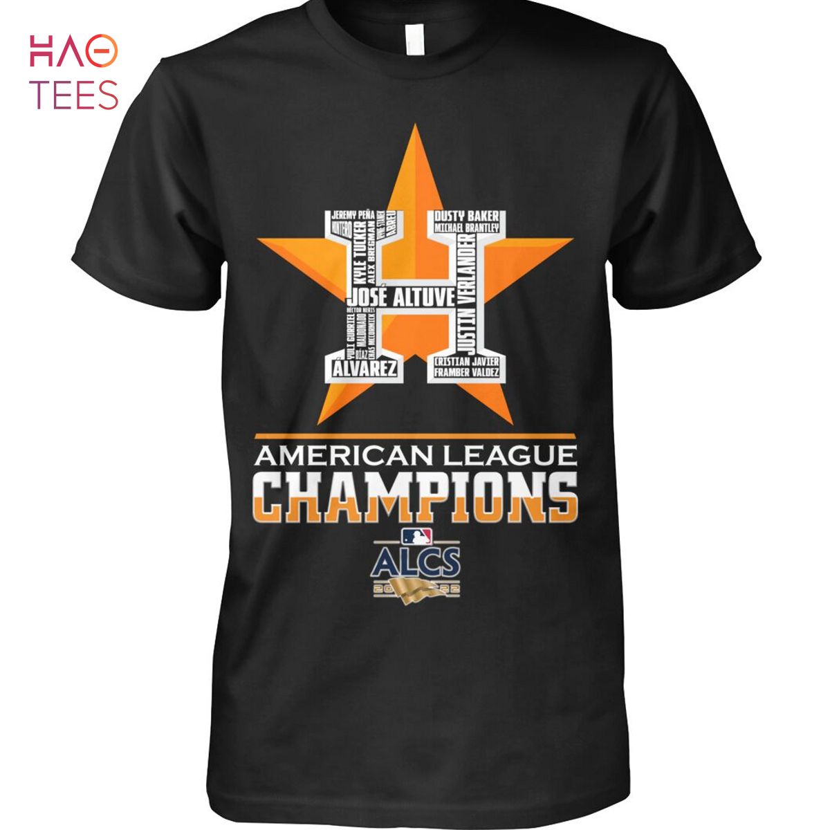 Jose Altuve American League Champions ALCS T Shirt Unisex T Shirt