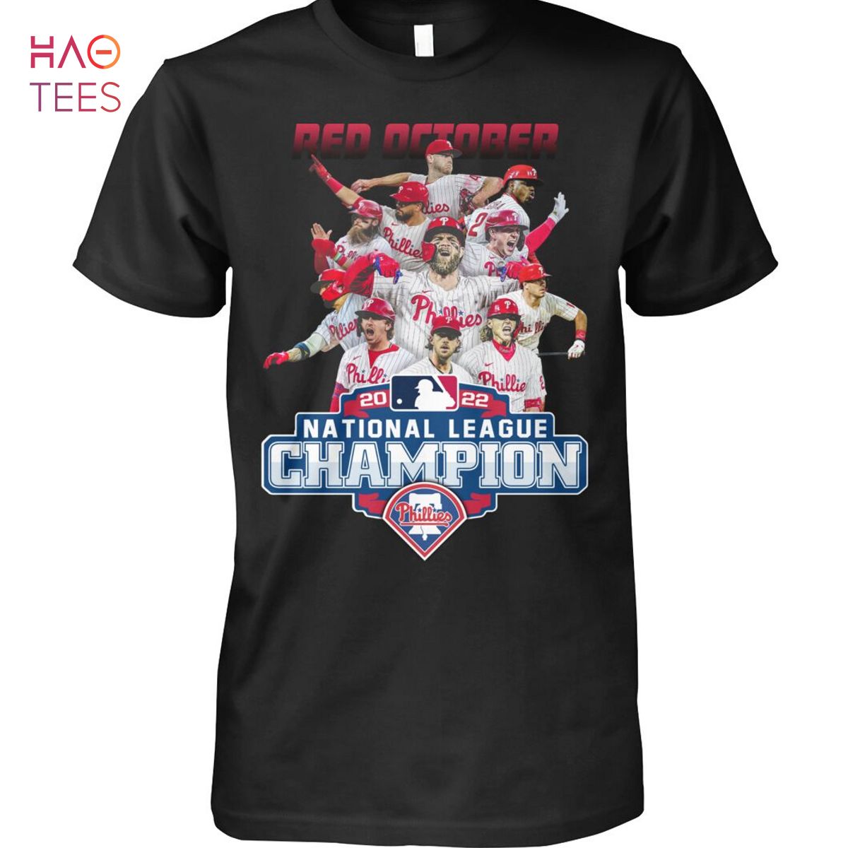 Red October 2022 National League Champion Phillies T Shirt Unisex T Shirt