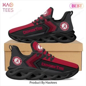 Alabama Crimson Tide NCAA Hot Trend Black Max Soul Shoes