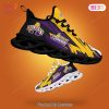 Albany Great Danes NCAA Black Mix Violet Max Soul Shoes