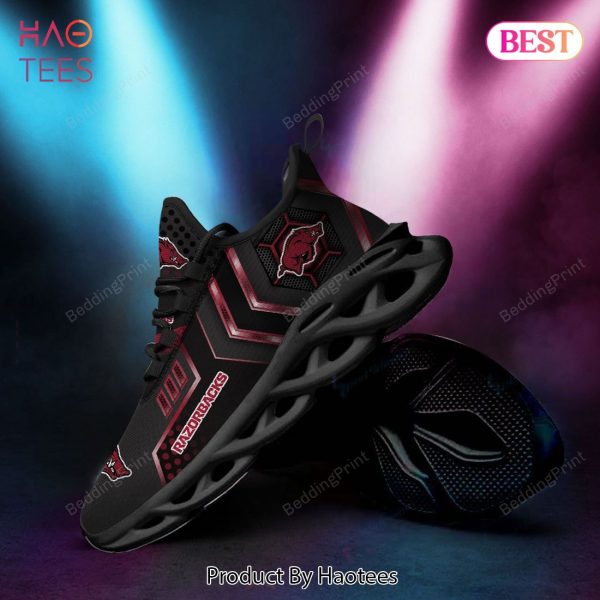 Arkansas Razorbacks NCAA Black Color Max Soul Shoes