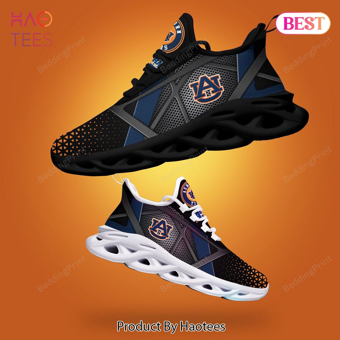 Auburn Tigers NCAA Best Black Mix Blue Color Max Soul Shoes Auburn Tigers NCAA Best Black Mix Blue Color Max Soul Shoes