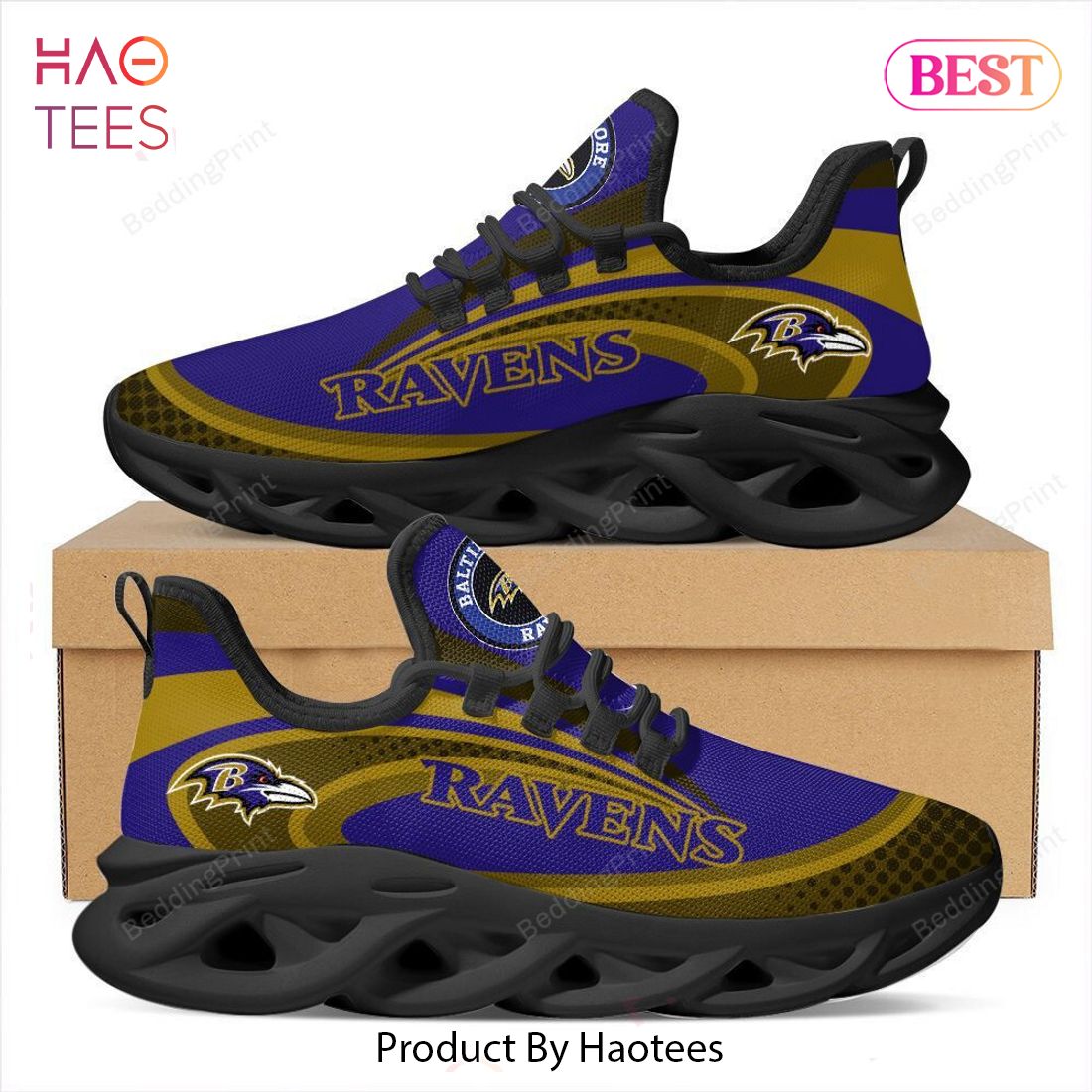 Baltimore Ravens NFL Violet Mix Gold Max Soul Shoes Baltimore Ravens NFL Violet Mix Gold Max Soul Shoes
