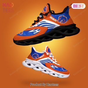 Boise State Broncos NCAA Blue Mix Orange Max Soul Shoes