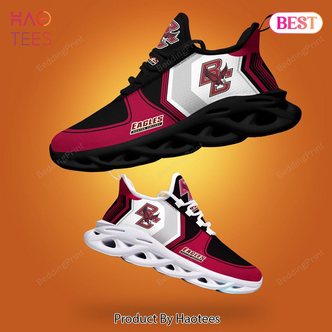 Boston College Eagles NCAA Pink Color Max Soul Shoes Boston College Eagles NCAA Pink Color Max Soul Shoes