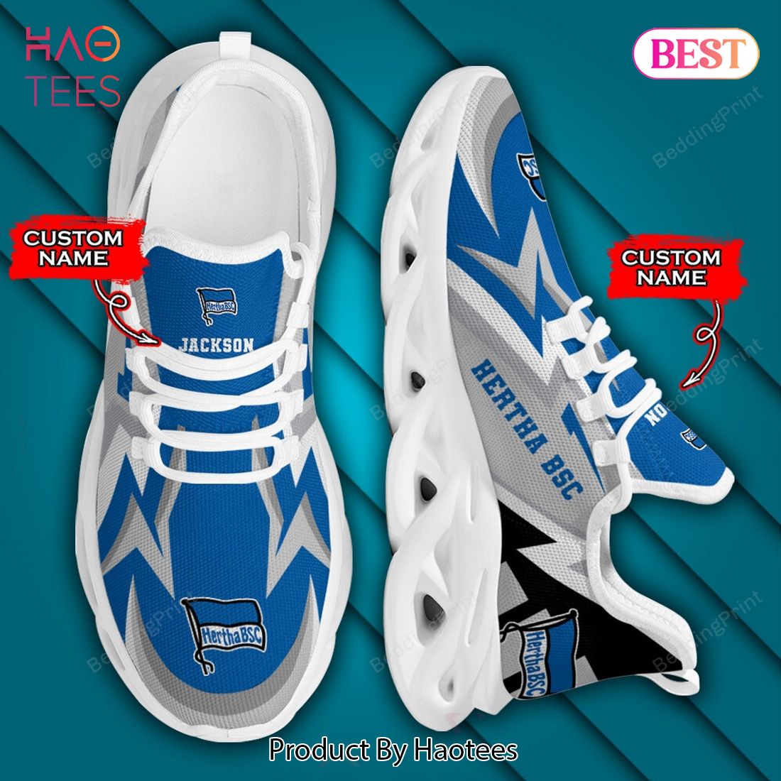 Bundesliga Hertha BSC Personalized Blue Mix Grey Max Soul Shoes Bundesliga Hertha BSC Personalized Blue Mix Grey Max Soul Shoes