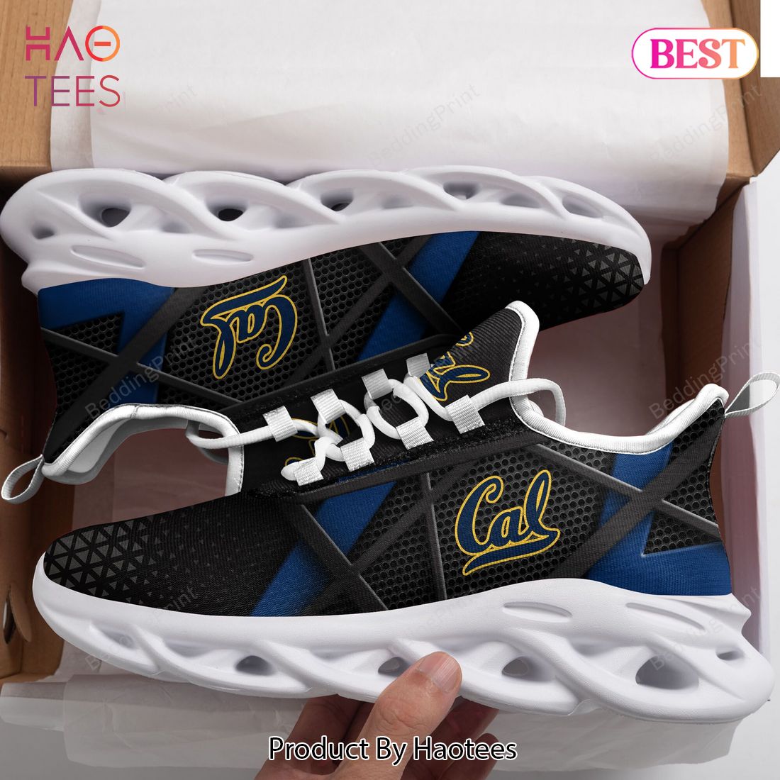 California Golden Bears NCAA Blue Mix Logo Max Soul Shoes California Golden Bears NCAA Blue Mix Logo Max Soul Shoes