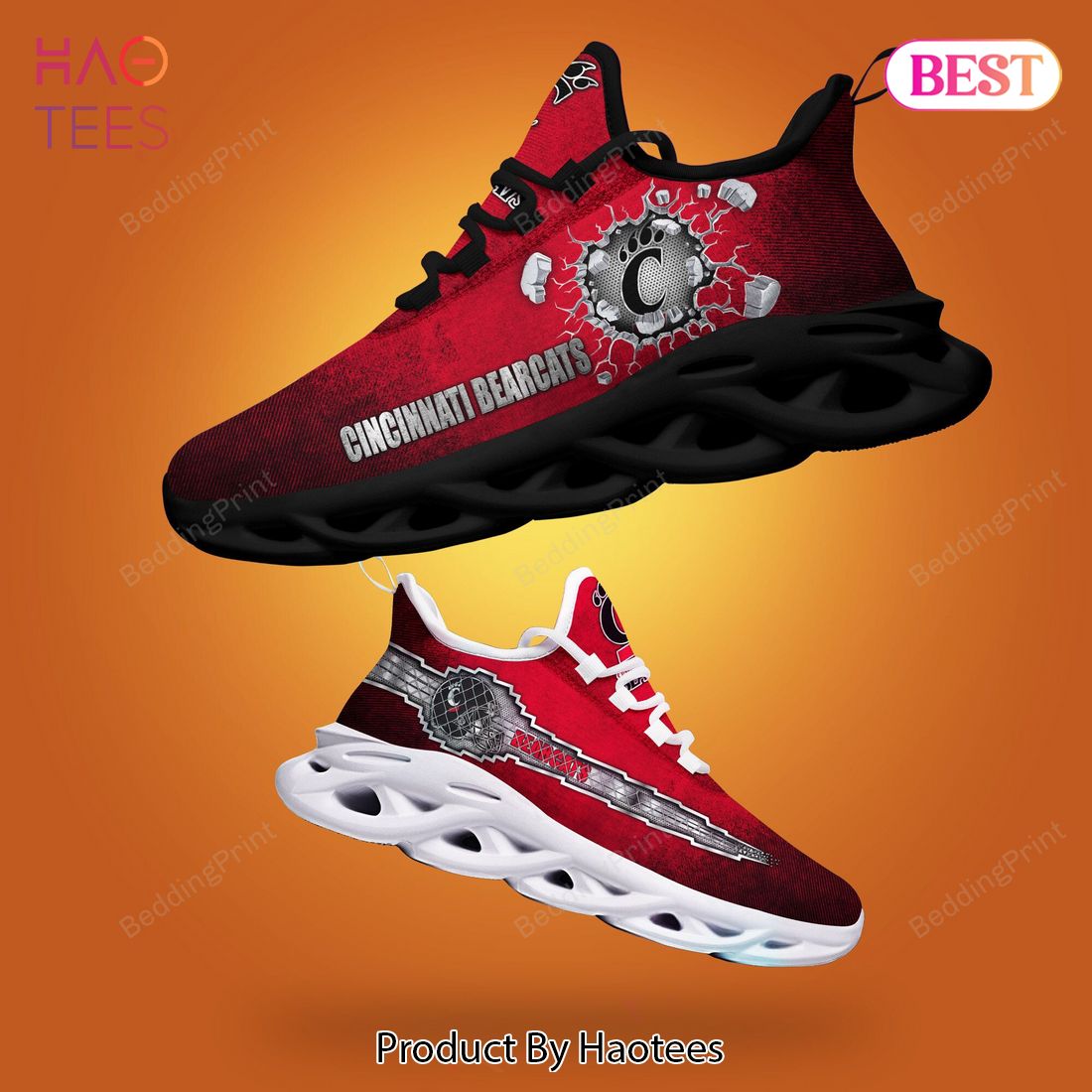 Cincinnati Bearcats NCAA Hot Trend Red Color Max Soul Shoes Cincinnati Bearcats NCAA Hot Trend Red Color Max Soul Shoes
