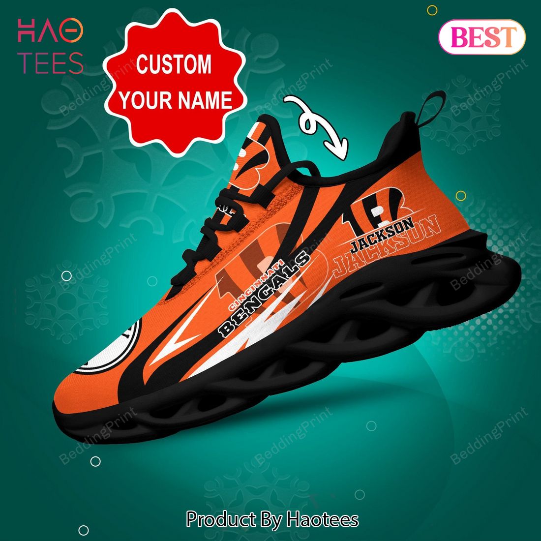 Pin on Cincinnati Bengals Custom Kickz