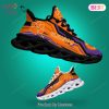 Clemson Tigers NCAA Hot Orange Color Max Soul Shoes