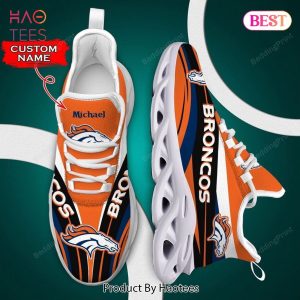 Denver Broncos NFL Orange Mix Blue Max Soul Shoes