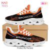 Denver Broncos Nfl Personalized Orange Mix Blue Max Soul Shoes