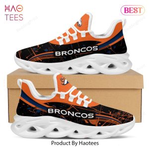Denver Broncos NFL Trending Black Orange Max Soul Shoes