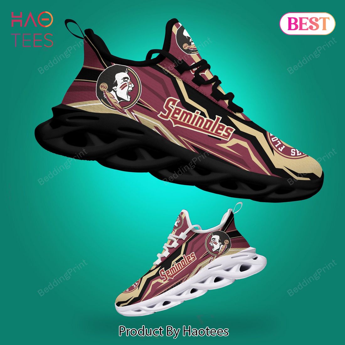 Florida State Seminoles NCAA Red Gold Max Soul Shoes Florida State Seminoles NCAA Red Gold Max Soul Shoes