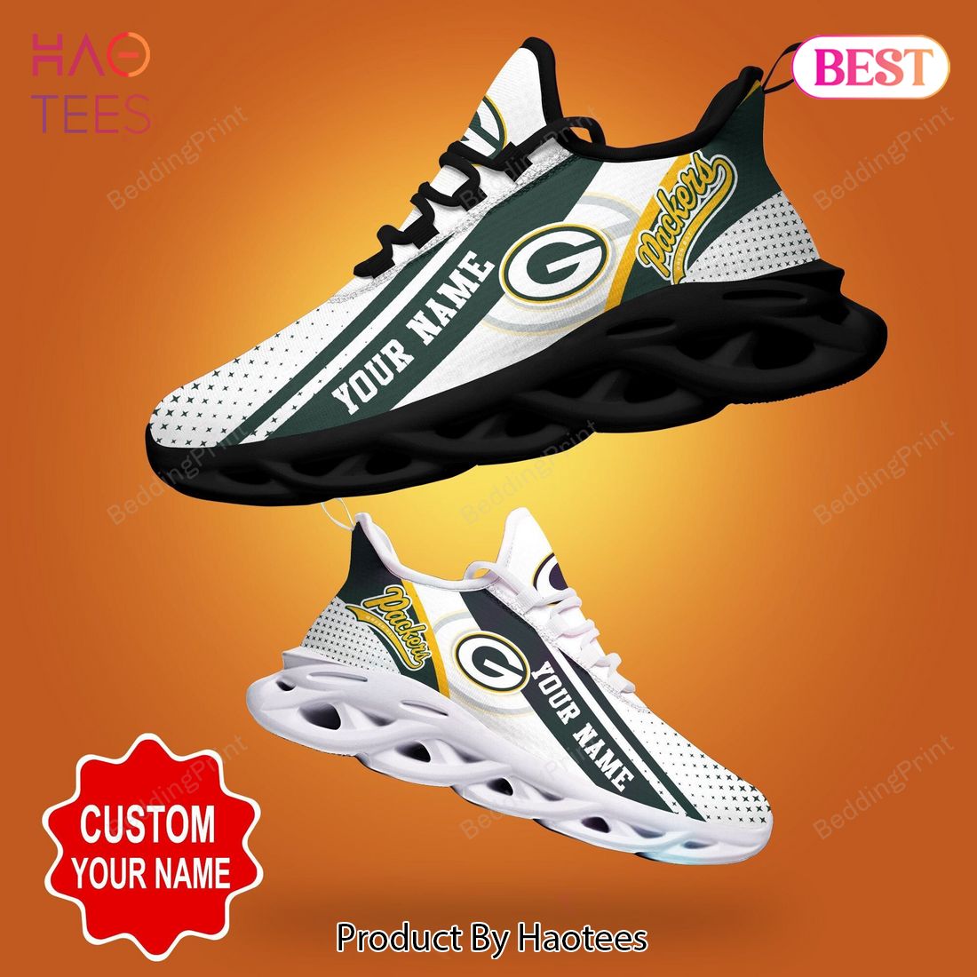 Green Bay Packers NFL White Mix Green Max Soul Shoes Green Bay Packers NFL White Mix Green Max Soul Shoes