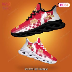 Iowa State Cyclones NCAA White Mix Red Max Soul Shoes