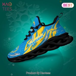 Los Angeles Chargers NFL Gold Mix Blue Max Soul Shoes