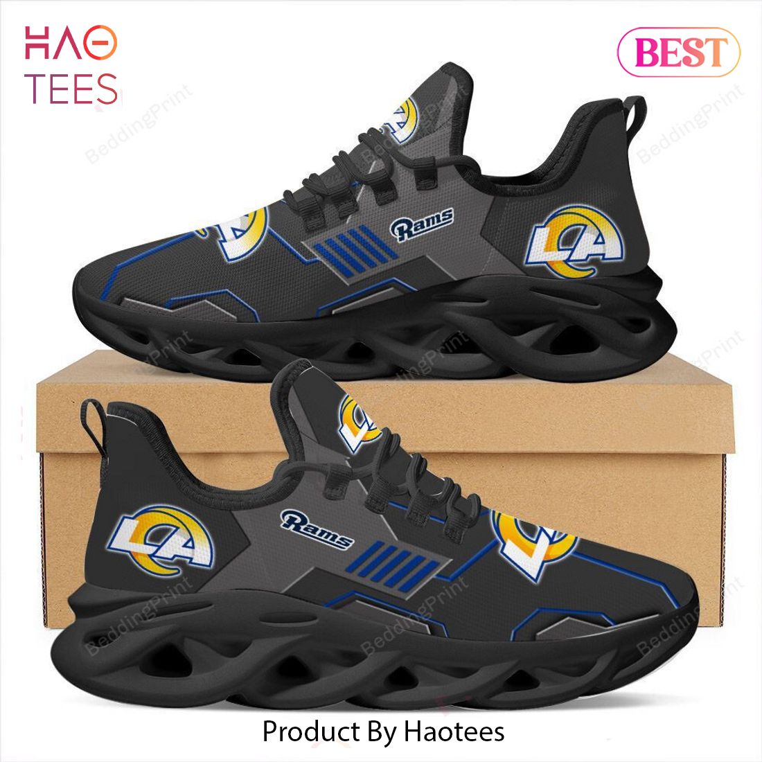 Los Angeles NFL Hot Black Color Max Soul Shoes Los Angeles NFL Hot Black Color Max Soul Shoes