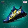 Los Angeles Rams Personalized Blue Mix Gold Max Soul Shoes Los Angeles Rams Personalized Blue Mix Gold Max Soul Shoes
