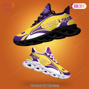 LSU TIGERS NCAA Violet Mix Gold Max Soul Shoes