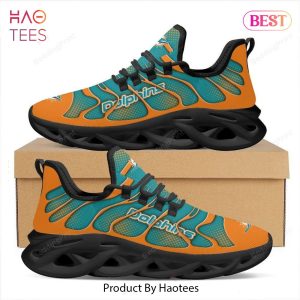 Miami Dolphins NFL Blue Mix Orange Max Soul Shoes