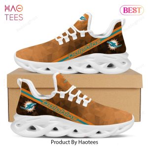 Miami Dolphins NFL Trending Brown Mix Black Shoes