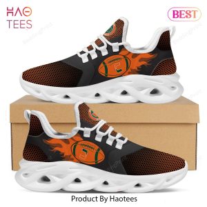 Miami Hurricanes Fire Ball NCAA Orange Mix Color Shoes