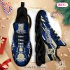 Navy Midshipmen NCAA Hot Trend Blue Max Soul Shoes
