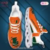 NCAA Miami Hurricanes Orange Mix Green Max Soul Shoes