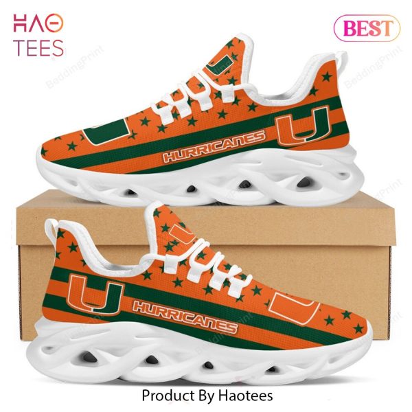NCAA Miami Hurricanes Orange Mix Green Max Soul Shoes
