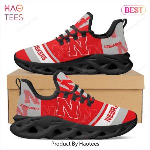 Nebraska Cornhuskers NCAA Black Red Max Soul Shoes