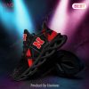 Nebraska Cornhuskers NCAA Red Mix Black Max Soul Shoes