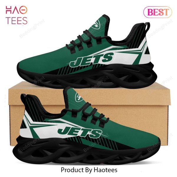 New York Jets NFL Black Green White Max Soul Shoes