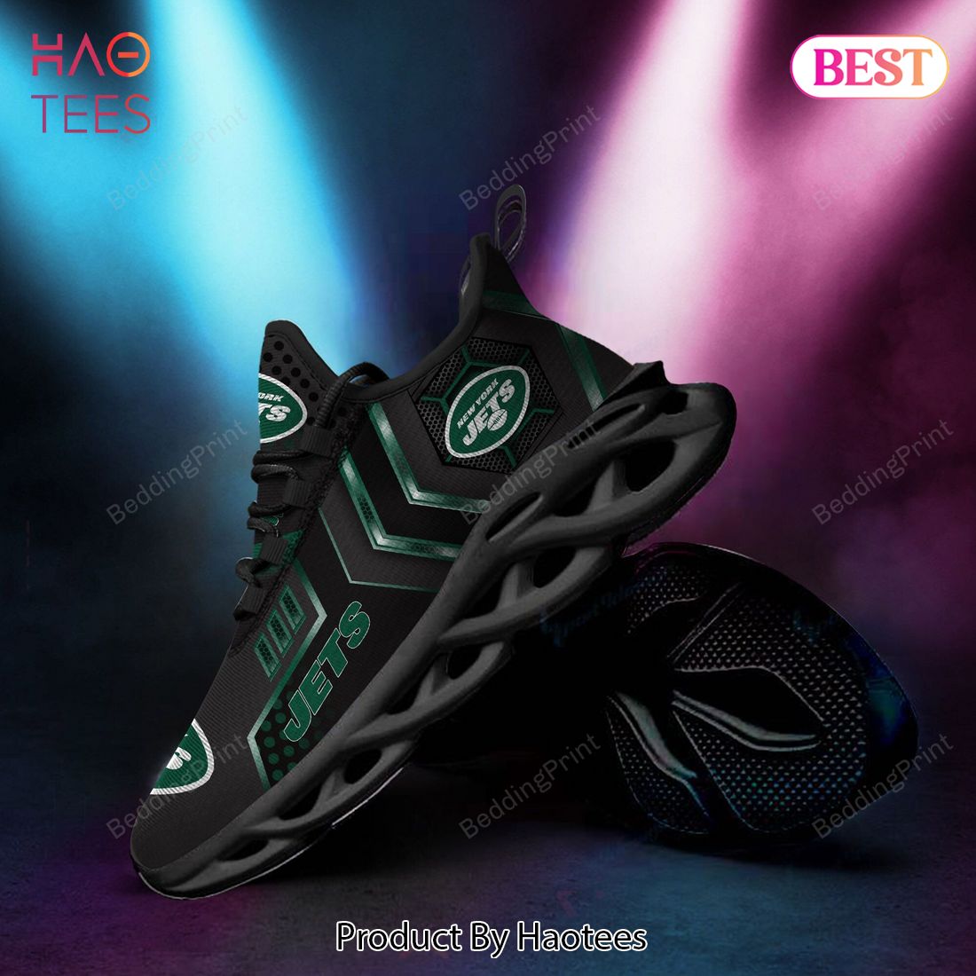 New York Jets NFL Green Black Max Soul Shoes New York Jets NFL Green Black Max Soul Shoes