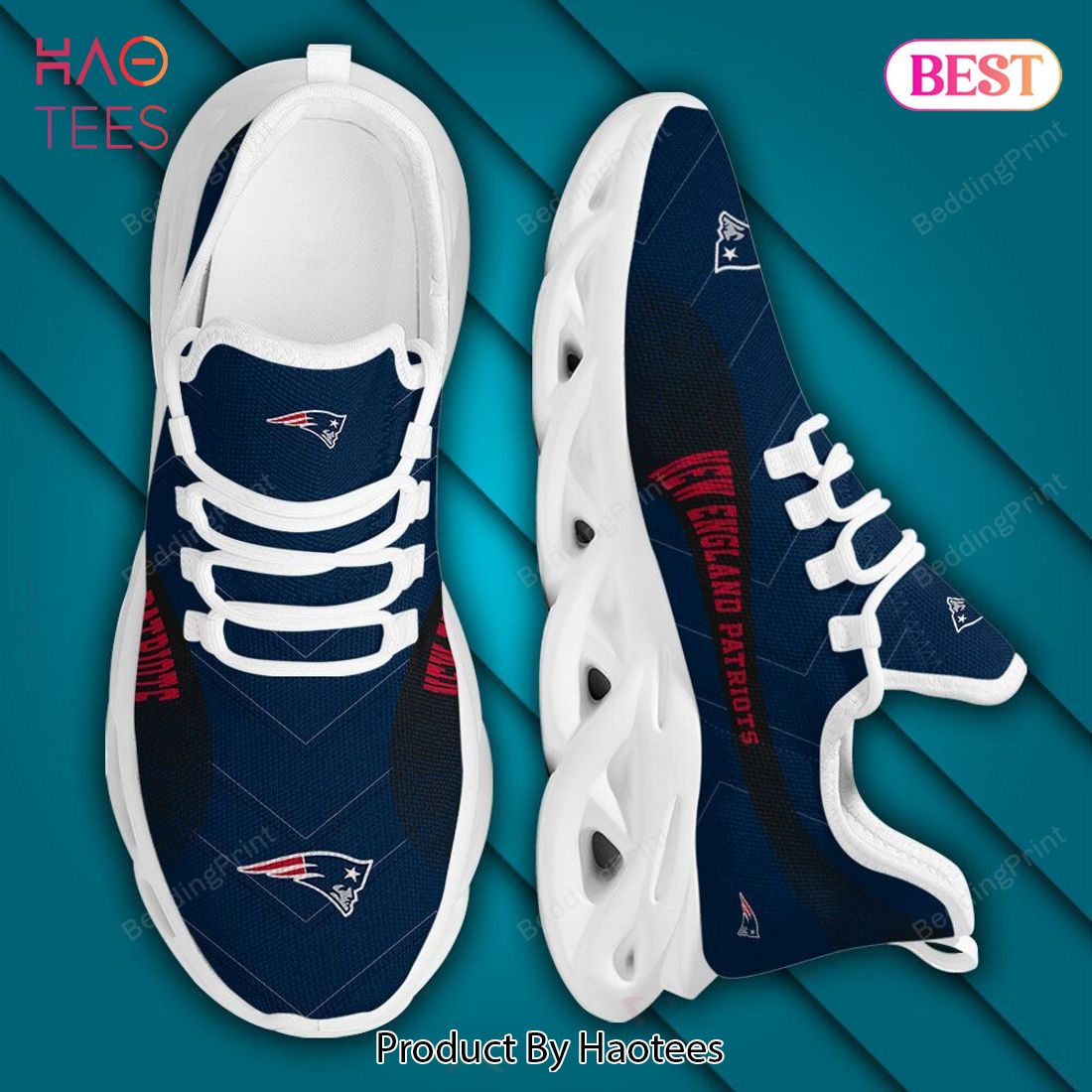 NFL New England Patriots Blue Color Max Soul Shoes NFL New England Patriots Blue Color Max Soul Shoes