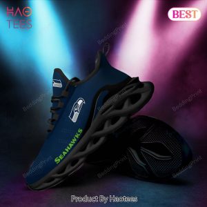 NFL Seattle Seahawks New Trending Blue Color Max Soul Shoes