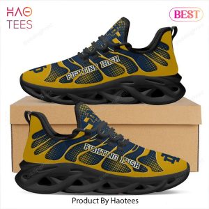 Notre Dame Fighting Irish NCAA Hot Trend Blue Mix Gold Color Max Soul Shoes