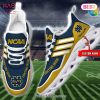 Notre Dame Fighting Irish NCAA Hot Trend Blue Mix Gold Color Max Soul Shoes
