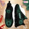 Oregon Ducks NCAA Black Green Color Max Soul Shoes