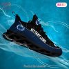 Penn State Nittany Lions NCAA Black Grey Color Max Soul Shoes