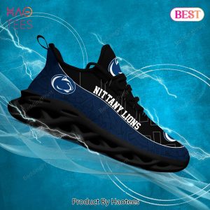 Penn State Nittany Lions NCAA Black Blue Max Soul Shoes