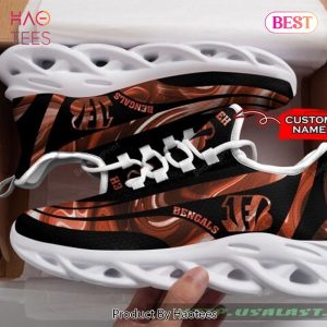 Personalized Cincinnati Bengals New Trending 2022 Brown Black Max Soul Shoes