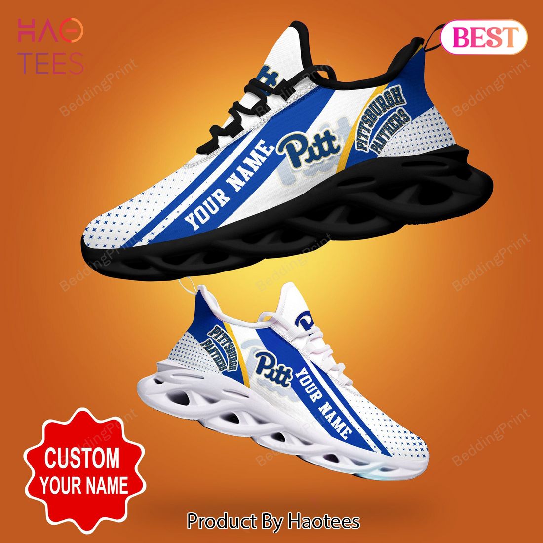 Pittsburgh Panthers NCAA Personalized Max Soul Shoes