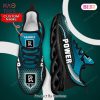 Pittsburgh Steelers Triangle Custom Name Blacl Gold Max Soul Shoes