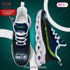 Seattle Seahawks NFL Black Mix Blue Max Soul Shoes