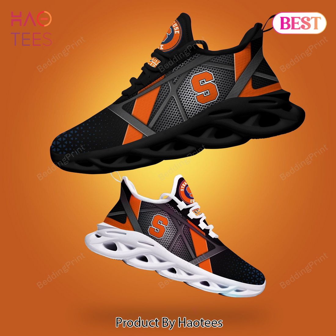Syracuse Orange NCAA Trending Black Orange Max Soul Shoes