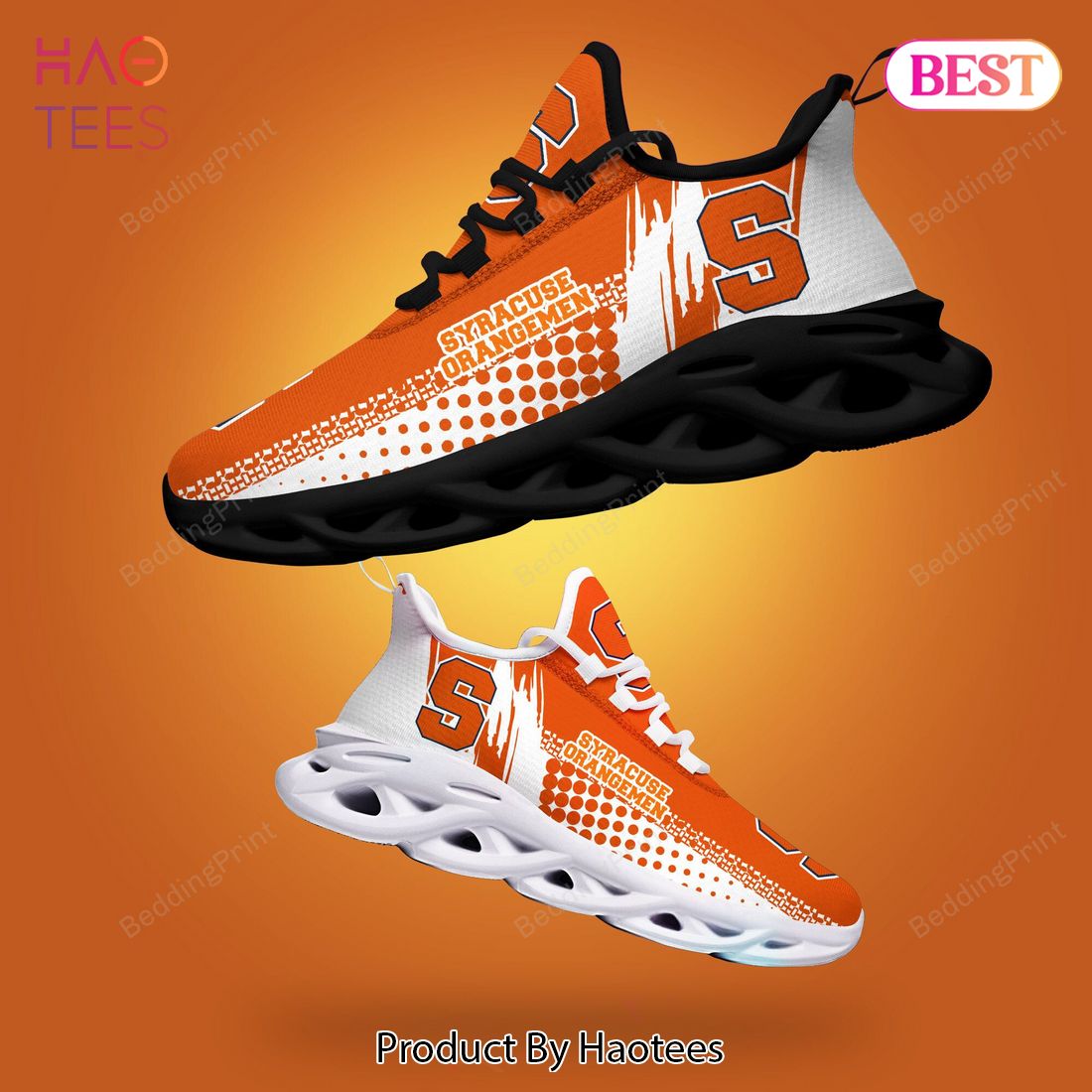 Syracuse Orange NCAA White Mix Orange Max Soul Shoes