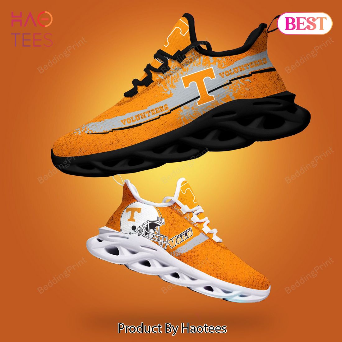 Tennessee Volunteers NCAA Hot Trend Gold Color Max Soul Shoes